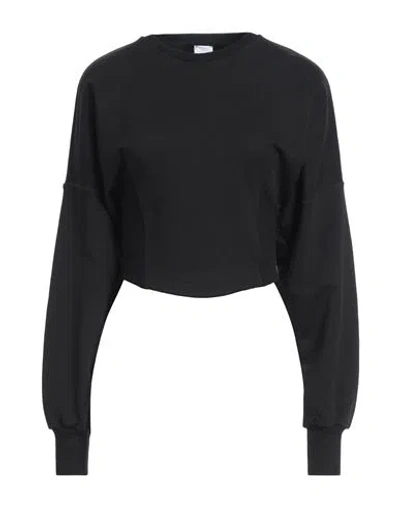 Pinko Woman Sweatshirt Black Size L Cotton, Elastane