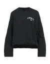 Pinko Woman Sweatshirt Black Size M Cotton, Elastane