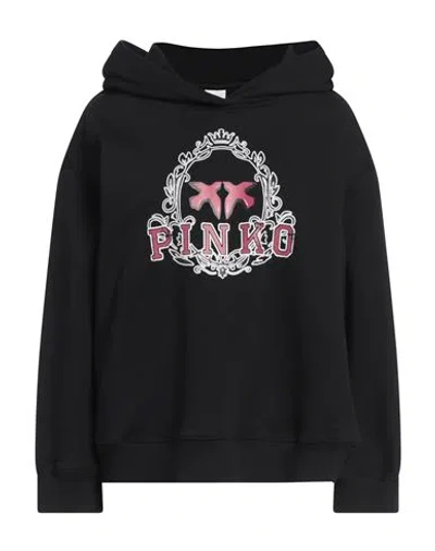 Pinko Woman Sweatshirt Black Size S Cotton