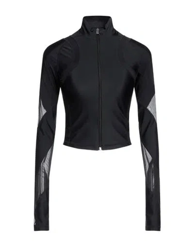 Pinko Woman Sweatshirt Black Size S Polyamide, Elastane