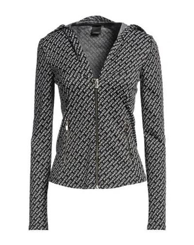 Pinko Woman Sweatshirt Black Size Xxs Polyamide, Elastane, Cotton