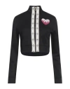 Pinko Woman Sweatshirt Black Size S Polyester, Cotton In Black
