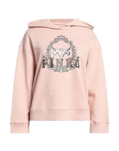 Pinko Woman Sweatshirt Blush Size Xs Cotton