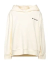 Pinko Woman Sweatshirt Cream Size Xs Cotton In White