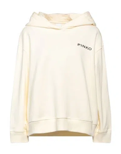 Pinko Woman Sweatshirt Cream Size Xs Cotton In White