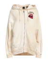 Pinko Woman Sweatshirt Ivory Size S Cotton In White