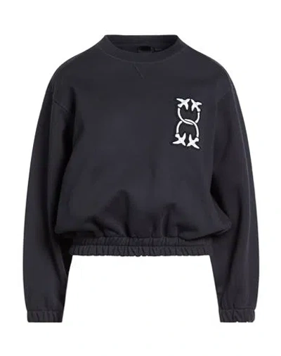 Pinko Woman Sweatshirt Midnight Blue Size Xxs Cotton, Elastane In Multi