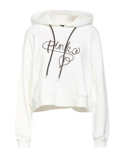 Pinko Woman Sweatshirt White Size L Cotton, Elastane, Polyester