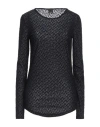 Pinko Woman T-shirt Black Size L Polyamide, Elastane In Black