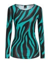 Pinko Zebra-print Round-neck T-shirt In Black