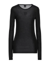 Pinko Woman T-shirt Black Size S Viscose, Polyamide, Cashmere, Elastane