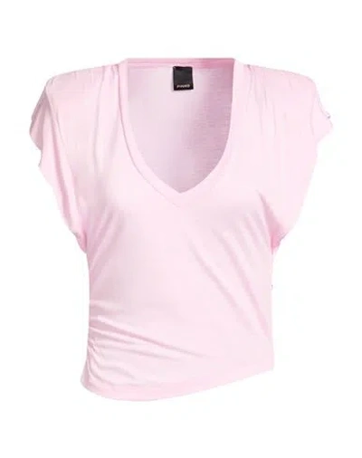 Pinko Woman T-shirt Light Pink Size S Viscose