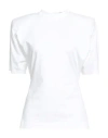 Pinko Woman T-shirt White Size M Cotton In White