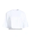 Pinko Woman T-shirt White Size M Cotton, Polyester In White