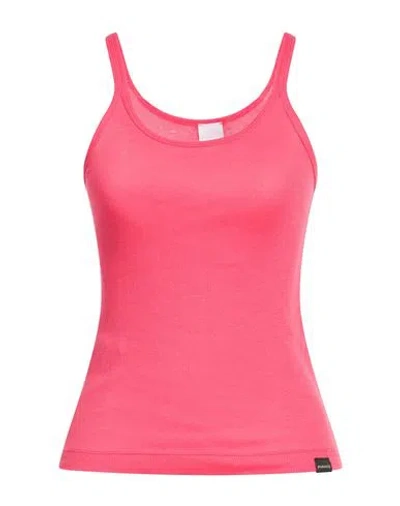 Pinko Woman Tank Top Magenta Size M Cotton