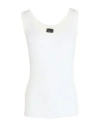 Pinko Sequin-embellished Tank Top In Off White