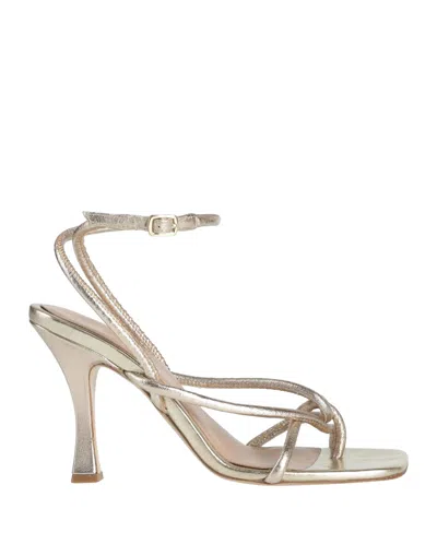 Pinko Sandals In Gold