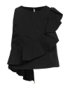 Pinko Woman Top Black Size 0 Cotton In Black