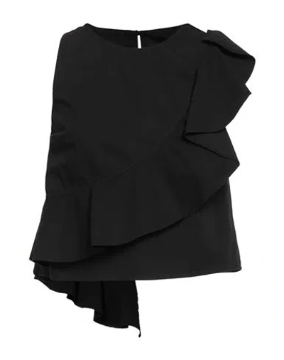 Pinko Woman Top Black Size 0 Cotton