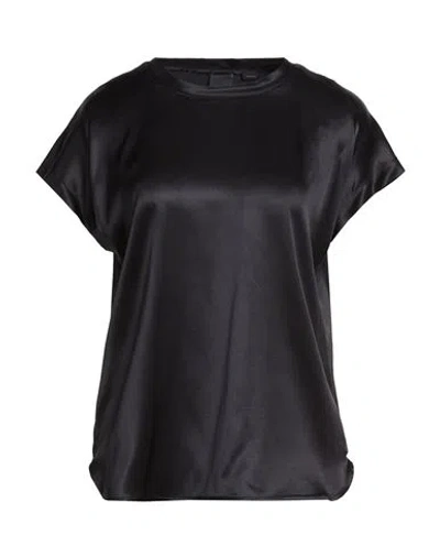 Pinko Woman Top Black Size 0 Silk, Elastane