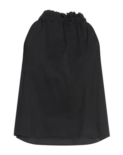 Pinko Woman Top Black Size 10 Cotton