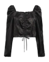 Pinko Woman Blouse Black Size 6 Polyester In Black