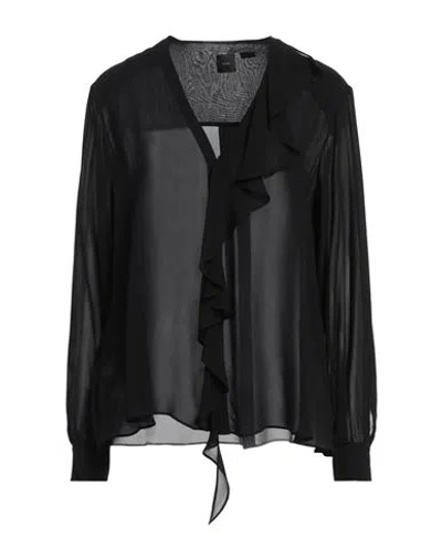Pinko Woman Top Black Size 8 Viscose