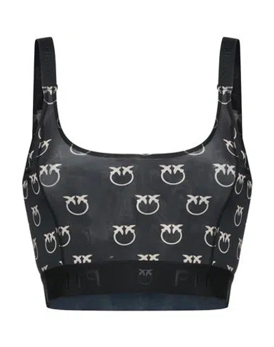 Pinko Woman Top Black Size L Polyamide, Elastane
