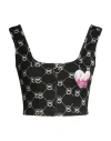 Pinko Woman Top Black Size L Polyamide, Elastane In Black
