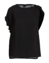Pinko Woman Top Black Size L Viscose, Elastane