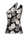 Pinko Techno Fabric Top In Black
