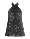 Pinko Woman Top Black Size M Polyester, Elastane