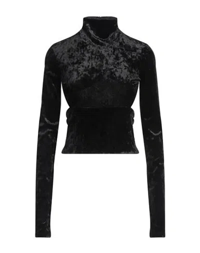 Pinko Woman Top Black Size L Polyester, Elastane