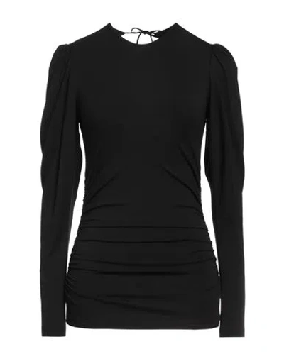 Pinko Woman Top Black Size S Lyocell, Elastane
