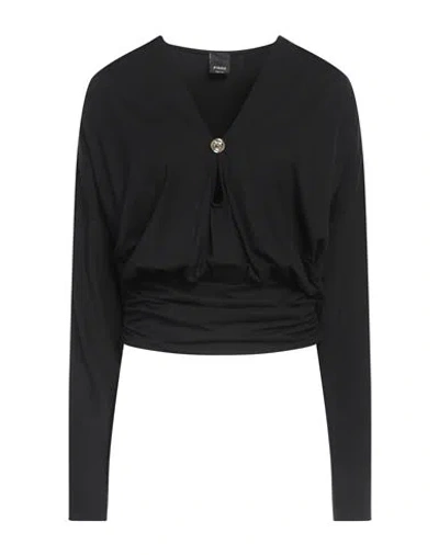Pinko Woman Top Black Size Xs Viscose, Elastane