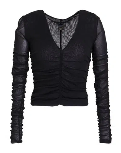 PINKO PINKO WOMAN TOP BLACK SIZE L POLYAMIDE