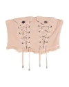 Pinko Woman Top Blush Size 0 Cotton, Elastane In Pink