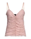 Pinko Woman Top Blush Size L Polyamide In Pink