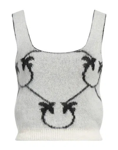 Pinko Woman Top Cream Size Xs Acrylic, Polyamide, Alpaca Wool In White