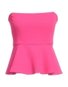 Pinko Zipper Vest In Pink