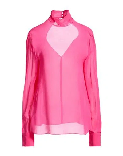 Pinko Woman Top Fuchsia Size 4 Viscose
