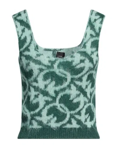 Pinko Woman Top Green Size S Acrylic, Polyamide, Alpaca Wool