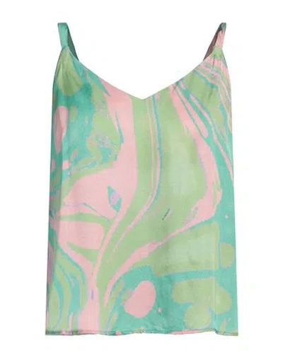 Pinko Woman Top Light Green Size S Viscose