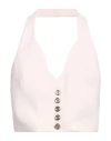 Pinko Woman Top Light Pink Size 10 Polyester, Elastane