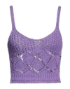 Pinko Woman Top Light Purple Size S Cotton In Purple
