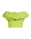 Pinko Woman Top Lime Green Size 8 Polyester In Green