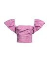 Pinko Woman Top Mauve Size 4 Polyester In Purple