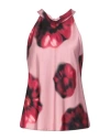 Pinko Woman Top Pink Size 10 Viscose, Elastane In Pink
