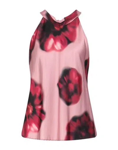 Pinko Woman Top Pink Size 10 Viscose, Elastane