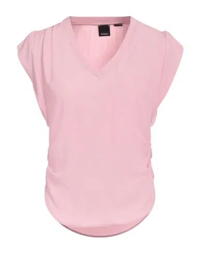 Pinko Woman Top Pink Size L Viscose, Elastane